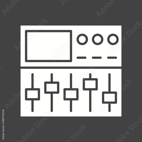 Controller icon vector image. Suitable for mobile apps, web apps and print media.