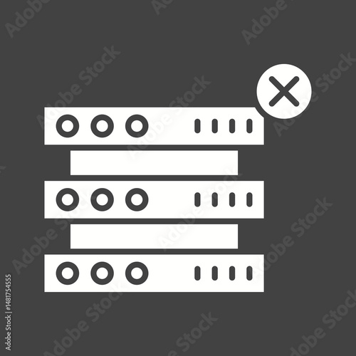Corrupted Data icon vector image. Suitable for mobile apps, web apps and print media.
