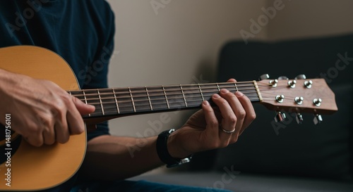Photo of Man Playing Acoust...