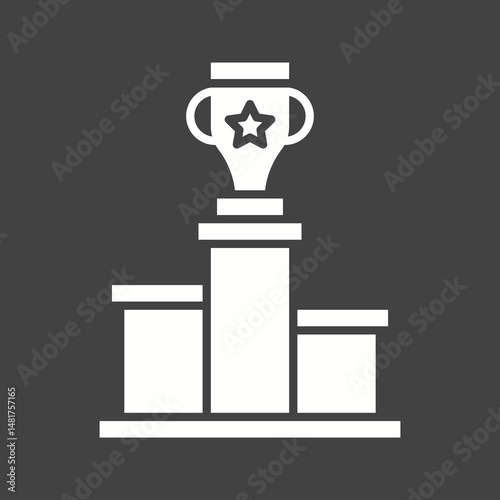 First Position icon vector image. Suitable for mobile apps, web apps and print media.