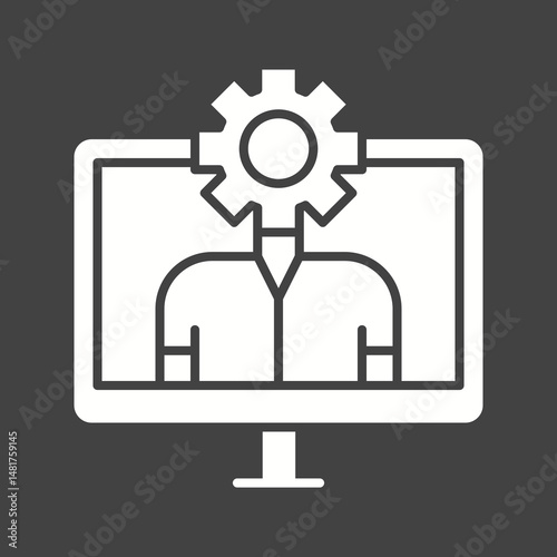 Intelligence icon vector image. Suitable for mobile apps, web apps and print media.