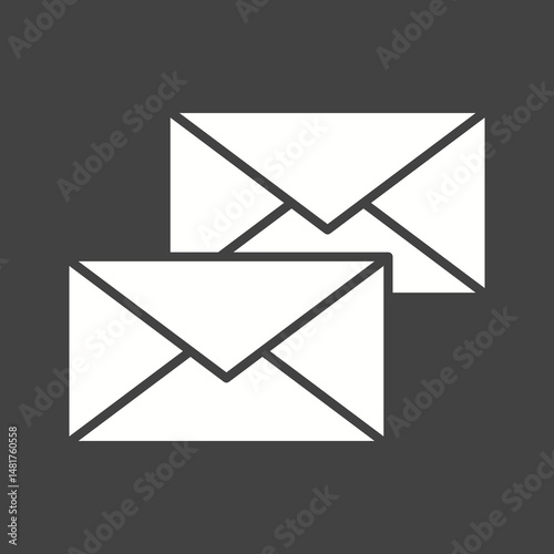 Messages icon vector image. Suitable for mobile apps, web apps and print media.
