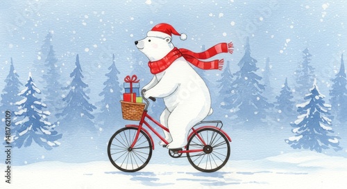 Illustration of Polar Bear ...