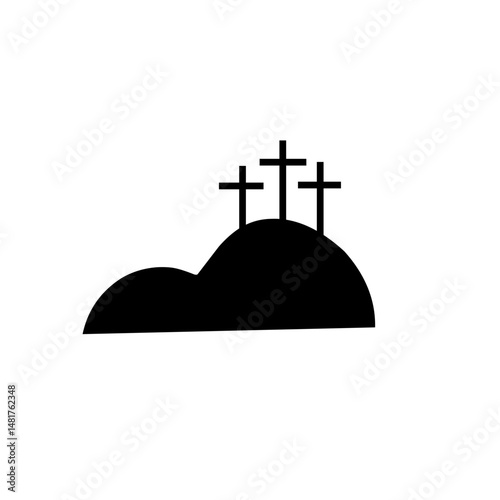 Cross Silhouette Symbol