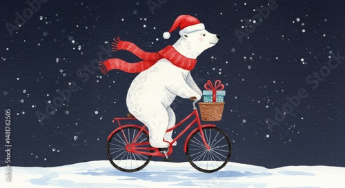Illustration of Polar Bear ...