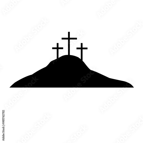 Cross Silhouette Symbol
