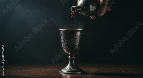 Photo of Pouring Red Wine i...