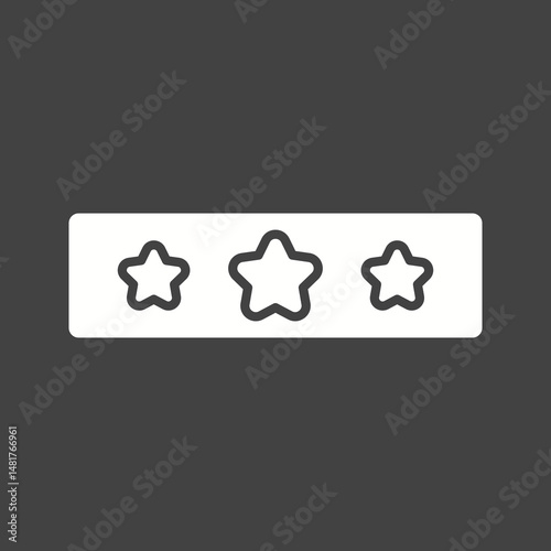 Stars icon vector image. Suitable for mobile apps, web apps and print media.