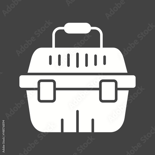 Transport Box icon vector image. Suitable for mobile apps, web apps and print media.