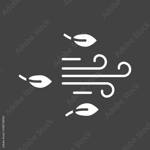 Winds icon vector image. Suitable for mobile apps, web apps and print media.