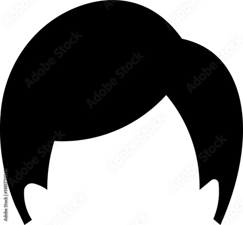 Hairstyle icon set Male Hairstyle Illustration female Hairstyle Illustration Different types of wigs. Black and white vector set of men hairstyle silhouettes Hairstyle icon set editable perfect vector