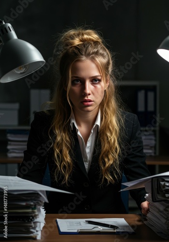 Photo of Stressed Businessw...