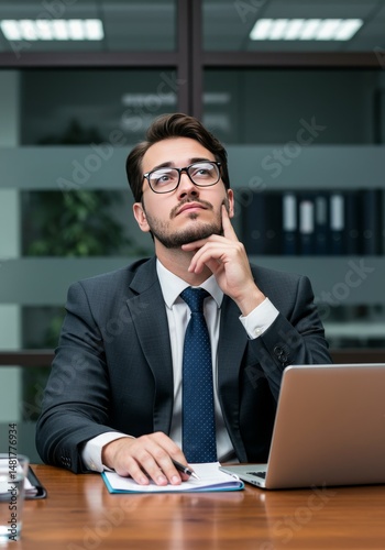 Photo of Thoughtful Busines...