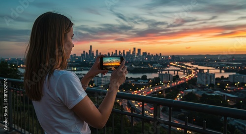 Photo of Woman Capturing Ci...