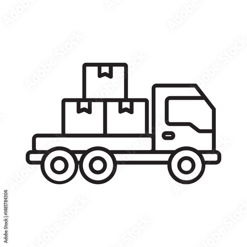 delivery truck line