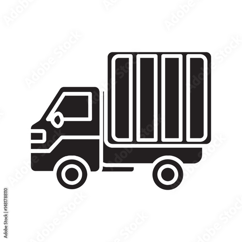 delivery truck glyph