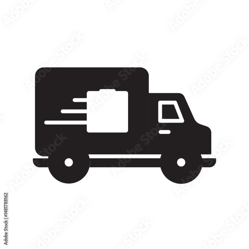 delivery truck glyph