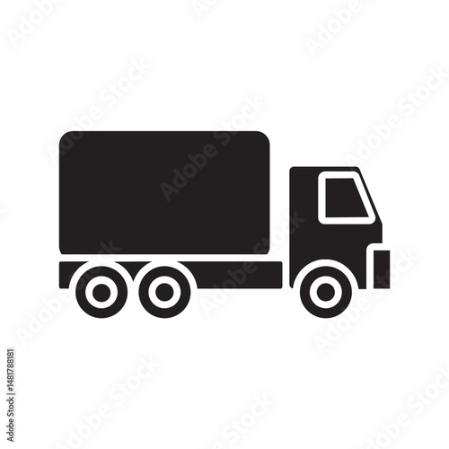 delivery truck glyph