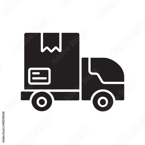 delivery truck glyph