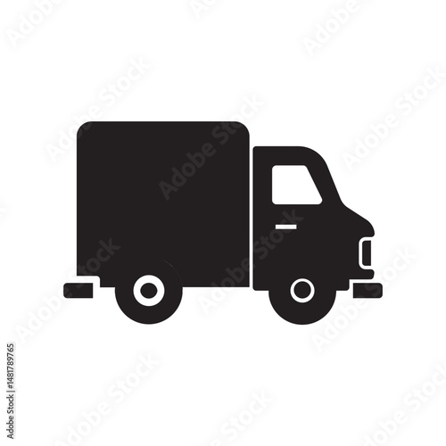 delivery truck glyph