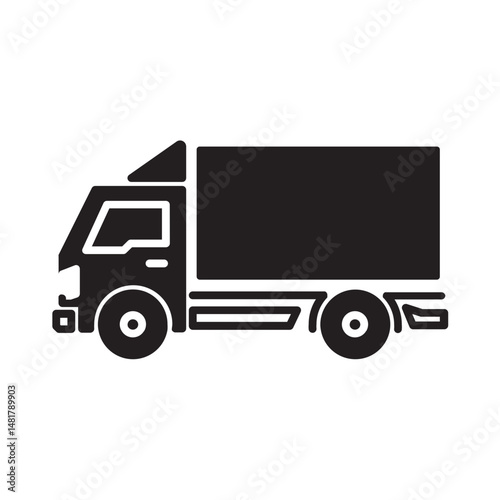 delivery truck glyph