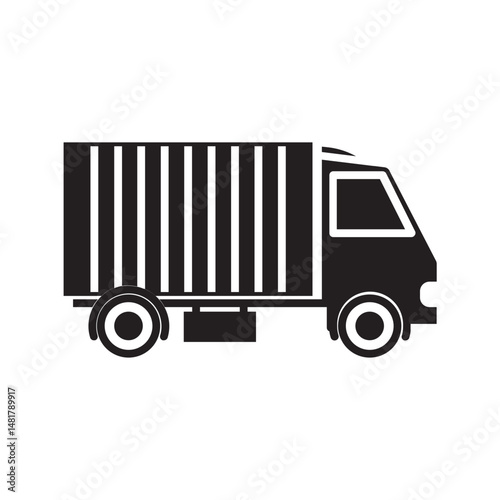 delivery truck glyph