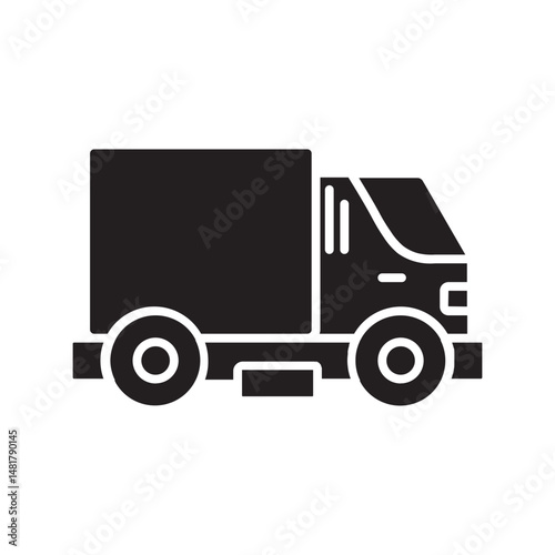 delivery truck glyph