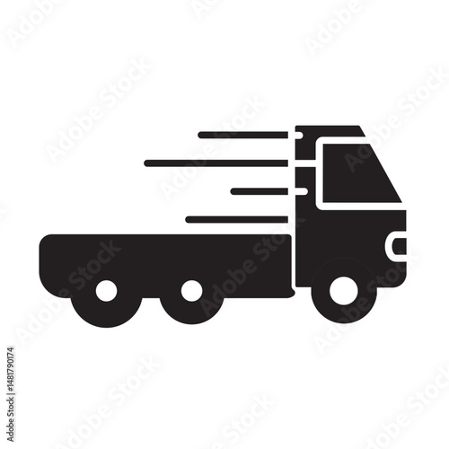 delivery truck glyph