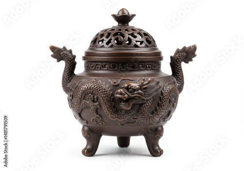 Photo of Antique Bronze Dra...