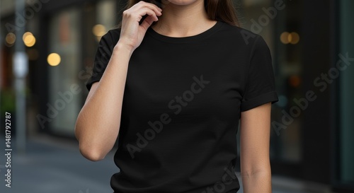 Photo of Woman Wearing Blac...