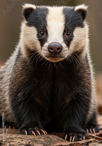 Photo of Badger Portrait in...