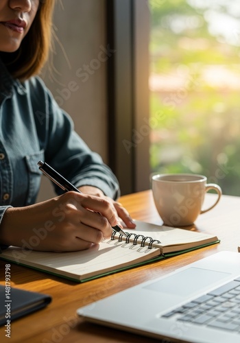 Photo of Woman Writing in N...