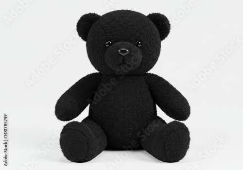 Photo of Black Plush Teddy ...