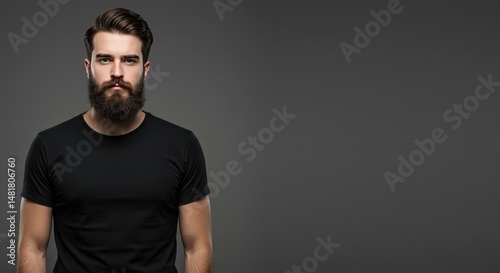 Photo Portrait of Serious B...