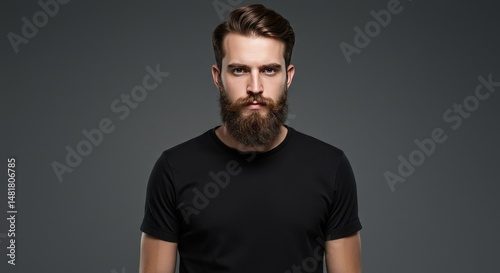 Photo Portrait of Serious B...