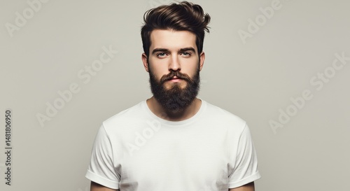 Photo Portrait of Serious B...