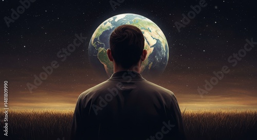 Pixel Art Illustration: Man...