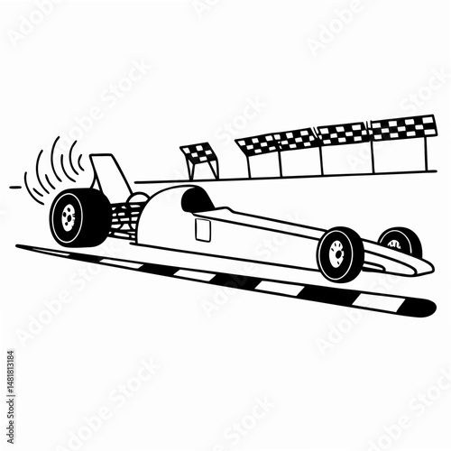 Concept car Vector Art