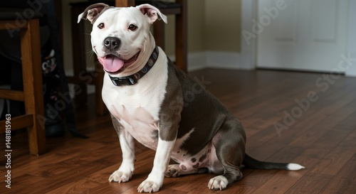 Photo of Happy Pit Bull Dog...