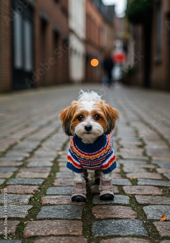 Photo of Small Dog in Sweat...