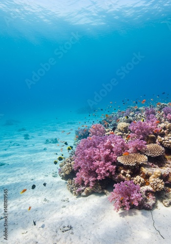 Photo Vibrant Coral Reef wi...