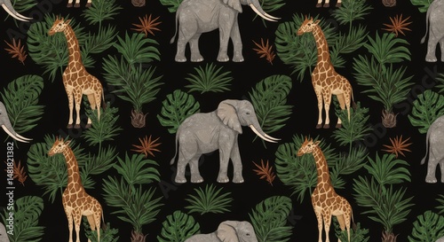 Pixel Art Pattern Elephant ...