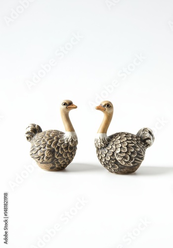 Realistic Figurine Two Ostr...