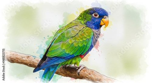 Watercolor Illustration of ...