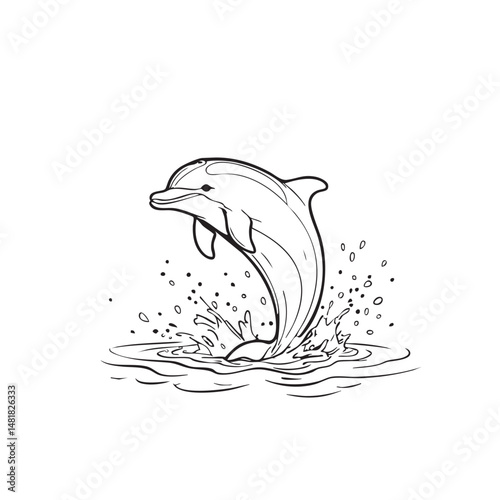 dolphin jumping out of the water