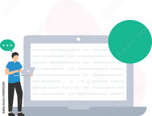 Programming or software development, coding languages or programming syntax, object-oriented programming or OOP, front-end development or web design, back-end development or server-side logic