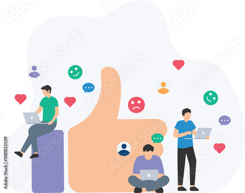 Social feedback or audience response, customer reviews or user feedback, social media comments or community interaction, engagement metrics or post reactions, user-generated content or testimonials,