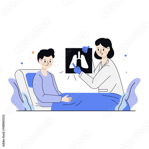 Medical Consultation with X-ray Examination
