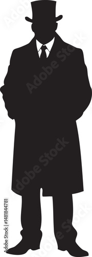 Gentlemen silhouette
