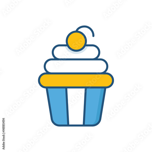 Cupcake Vector icon